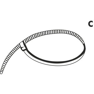 Einmalbinder ( Standard ) 300 x 4,8 mm 23 kp